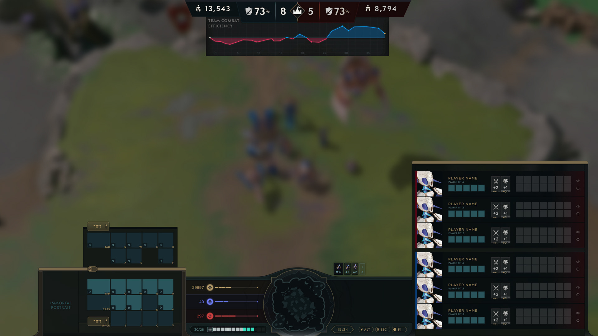 Immortal · UI/UX project visual 2