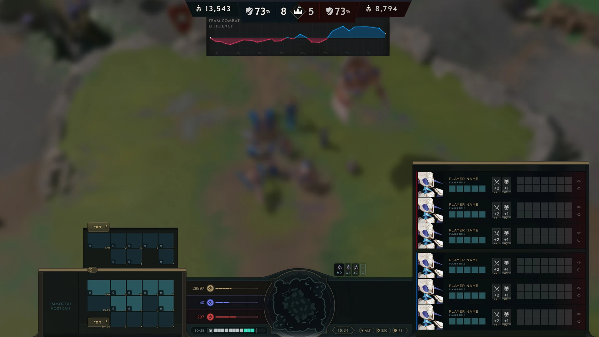 Immortal · UI/UX project visual 2