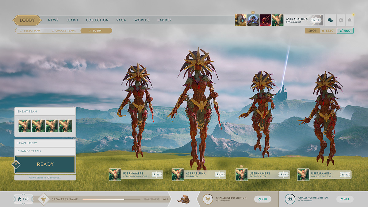 Immortal · UI/UX — Fig. 10