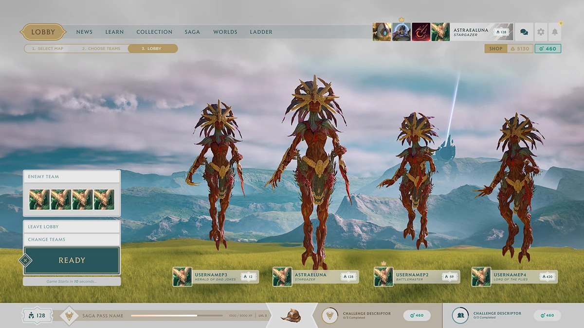 Immortal · UI/UX — Fig. 10